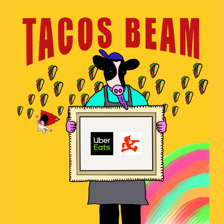 配達中のオーナー