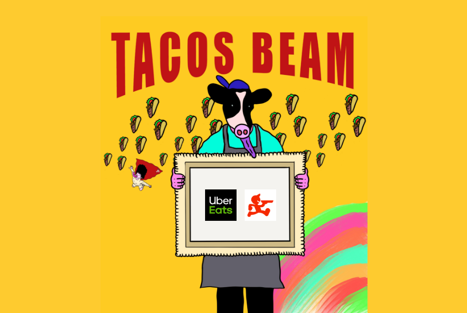 配達中のオーナー